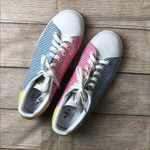 Adidas Stan Smith Pink and Blue Sneakers